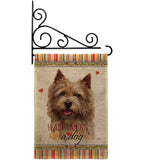 Norwich Terrier Happiness - Pets Nature Vertical Impressions Decorative Flags HG110200 Made In USA