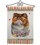 Persian Happiness - Pets Nature Vertical Impressions Decorative Flags HG110205 Made In USA