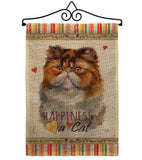 Persian Happiness - Pets Nature Vertical Impressions Decorative Flags HG110205 Made In USA