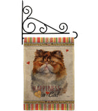 Persian Happiness - Pets Nature Vertical Impressions Decorative Flags HG110205 Made In USA