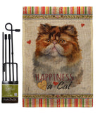 Persian Happiness - Pets Nature Vertical Impressions Decorative Flags HG110205 Made In USA