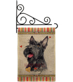 Scottish Terrier Happiness - Pets Nature Vertical Impressions Decorative Flags HG110215 Made In USA