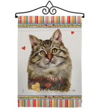 Siberian Happiness - Pets Nature Vertical Impressions Decorative Flags HG110219 Made In USA