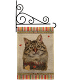 Siberian Happiness - Pets Nature Vertical Impressions Decorative Flags HG110219 Made In USA