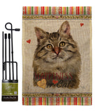 Siberian Happiness - Pets Nature Vertical Impressions Decorative Flags HG110219 Made In USA