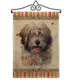 Tibetan Terrier Happiness - Pets Nature Vertical Impressions Decorative Flags HG110228 Made In USA