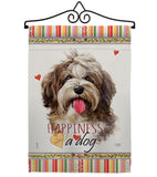 Havanese Cuban Happiness - Pets Nature Vertical Impressions Decorative Flags HG110239 Made In USA