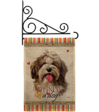 Havanese Cuban Happiness - Pets Nature Vertical Impressions Decorative Flags HG110239 Made In USA