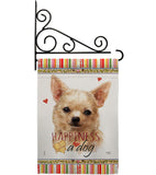 Apple Head Chihuahua Happiness - Pets Nature Vertical Impressions Decorative Flags HG110248 Made In USA