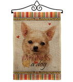 Apple Head Chihuahua Happiness - Pets Nature Vertical Impressions Decorative Flags HG110248 Made In USA
