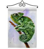 Chameleon - Pets Nature Vertical Impressions Decorative Flags HG110274 Made In USA