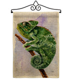 Chameleon - Pets Nature Vertical Impressions Decorative Flags HG110274 Made In USA