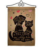 Friends are like Stars - Pets Nature Vertical Impressions Decorative Flags HG191085 Made In USA