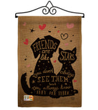 Friends are like Stars - Pets Nature Vertical Impressions Decorative Flags HG191085 Made In USA