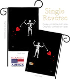 Blackbeard's - Pirate Coastal Vertical Impressions Decorative Flags HG107034 Made In USA
