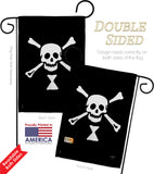 Emanuel Wynne - Pirate Coastal Vertical Impressions Decorative Flags HG107039 Made In USA