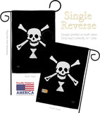 Emanuel Wynne - Pirate Coastal Vertical Impressions Decorative Flags HG107039 Made In USA