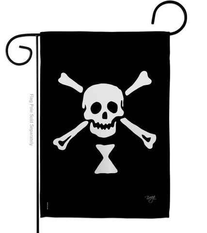 Emanuel Wynne - Pirate Coastal Vertical Impressions Decorative Flags HG107039 Made In USA