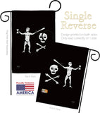 Walter Kennedy - Pirate Coastal Vertical Impressions Decorative Flags HG107041 Made In USA