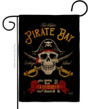 Pirate Bay - Pirate Coastal Vertical Impressions Decorative Flags HG137377 Made In USA