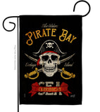 Pirate Bay - Pirate Coastal Vertical Impressions Decorative Flags HG137377 Made In USA