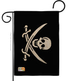 Jack Rackham's - Pirate Coastal Vertical Impressions Decorative Flags HG140412 Made In USA