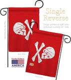 Henry Every Red - Pirate Coastal Impressions Decorative Flags HG141093 Made In USA