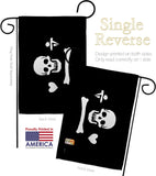 Pirate of Stede Bonnet - Pirate Coastal Impressions Decorative Flags HG141132 Made In USA