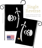 Early Bartholomew Roberts - Pirate Coastal Impressions Decorative Flags HG141193 Made In USA