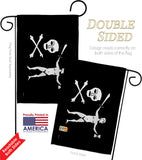 Pirate Captain Dulaien - Pirate Coastal Impressions Decorative Flags HG141196 Made In USA