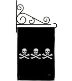 Christopher Condent's - Pirate Coastal Vertical Impressions Decorative Flags HG107033 Made In USA