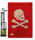 Henry Every - Pirate Coastal Vertical Impressions Decorative Flags HG107036 Made In USA