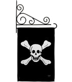 Richard Worley - Pirate Coastal Vertical Impressions Decorative Flags HG107038 Made In USA