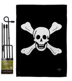 Richard Worley - Pirate Coastal Vertical Impressions Decorative Flags HG107038 Made In USA
