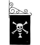 Emanuel Wynne - Pirate Coastal Vertical Impressions Decorative Flags HG107039 Made In USA