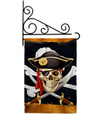 Pirate Life - Pirate Coastal Vertical Impressions Decorative Flags HG107068 Made In USA