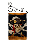 Pirate Life - Pirate Coastal Vertical Impressions Decorative Flags HG107068 Made In USA