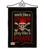 Play Like a Priate - Pirate Coastal Vertical Impressions Decorative Flags HG137074 Made In USA