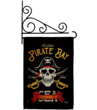 Pirate Bay - Pirate Coastal Vertical Impressions Decorative Flags HG137377 Made In USA