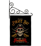 Pirate Bay - Pirate Coastal Vertical Impressions Decorative Flags HG137377 Made In USA