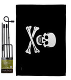 Pirate of Samuel Bellamy - Pirate Coastal Impressions Decorative Flags HG141131 Made In USA