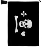 Pirate of Stede Bonnet - Pirate Coastal Impressions Decorative Flags HG141132 Made In USA