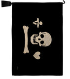 Pirate of Stede Bonnet - Pirate Coastal Impressions Decorative Flags HG141132 Made In USA