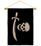 Early Bartholomew Roberts - Pirate Coastal Impressions Decorative Flags HG141193 Made In USA