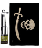 Early Bartholomew Roberts - Pirate Coastal Impressions Decorative Flags HG141193 Made In USA