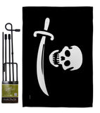 Early Bartholomew Roberts - Pirate Coastal Impressions Decorative Flags HG141193 Made In USA