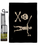 Pirate Captain Dulaien - Pirate Coastal Impressions Decorative Flags HG141196 Made In USA