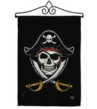 Pirates - Pirate Coastal Vertical Impressions Decorative Flags HG192305 Made In USA