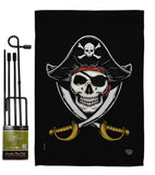 Pirates - Pirate Coastal Vertical Impressions Decorative Flags HG192305 Made In USA