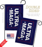 Blue Ultra Maga - Patriotic Americana Horizontal Impressions Decorative Flags HG170274 Made In USA